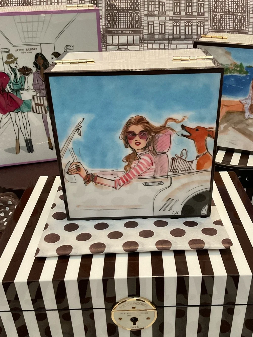 NWT Henri Bendel Jewelry Box - Bendel Weekend Getaway